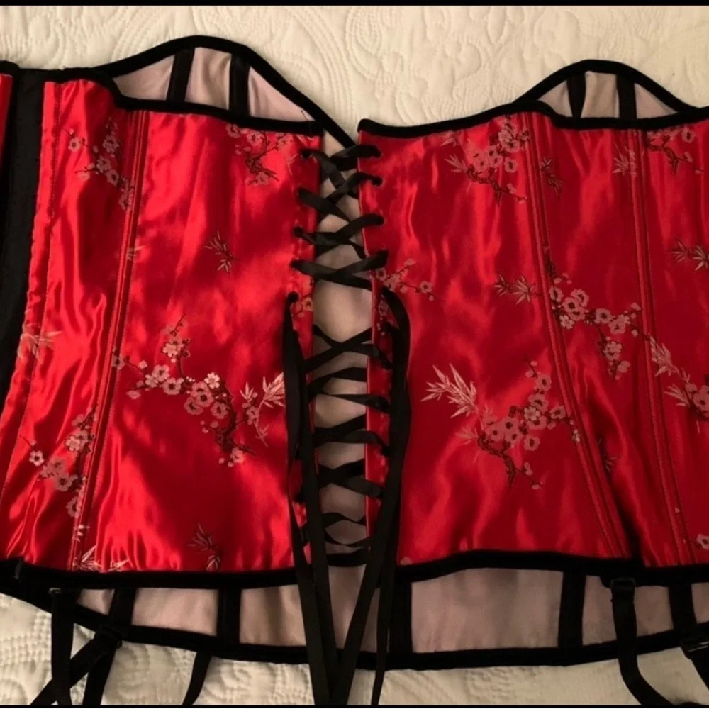 Red Corset NWOT
